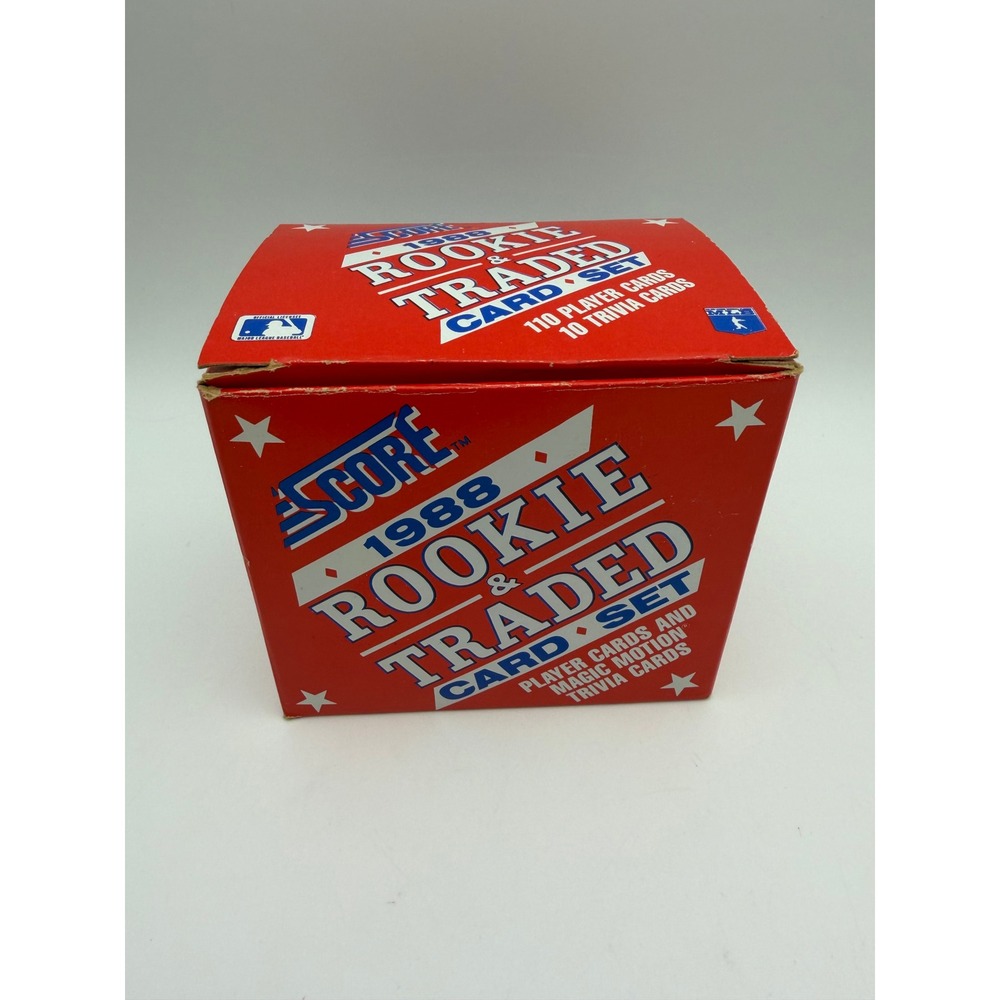 Score 1988 Rookie & Traded Baseball Card Set 110 Player 10 Trivia Cards 9950-8